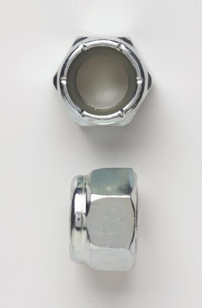 632NLNSS 6-32 NYLON INSERT LOCK NUT 18-8 STAINLESS STEEL